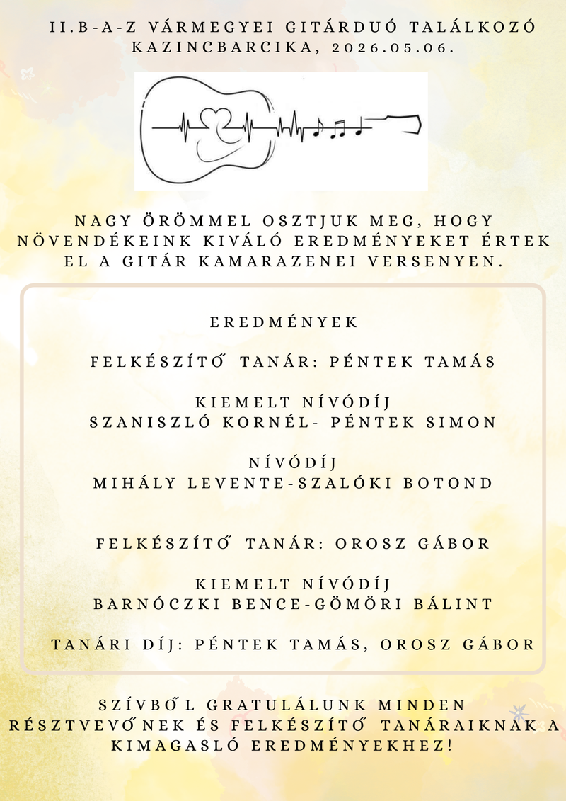 Gitár kamara-Kbarcika