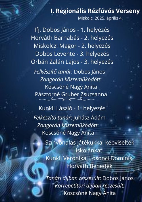 Regionális Rézfúvós Verseny2